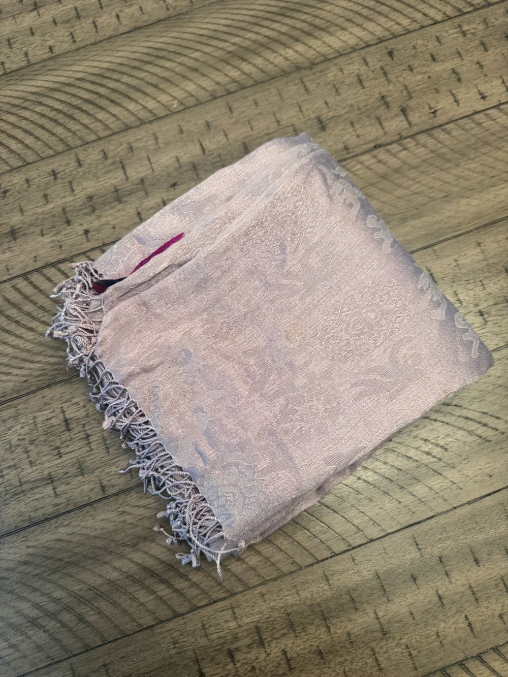 MIX NOUVEAU Large Fringe End Wrap / Scarf, Pashmina Wool and Silk